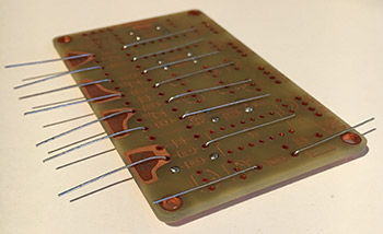 Resistors placed